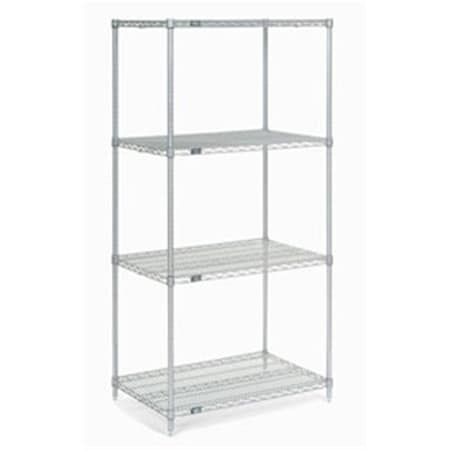 Designed To Furnish Nexel Chrome Wire Shelving, 24 x 21 x 74 in. DE2972662